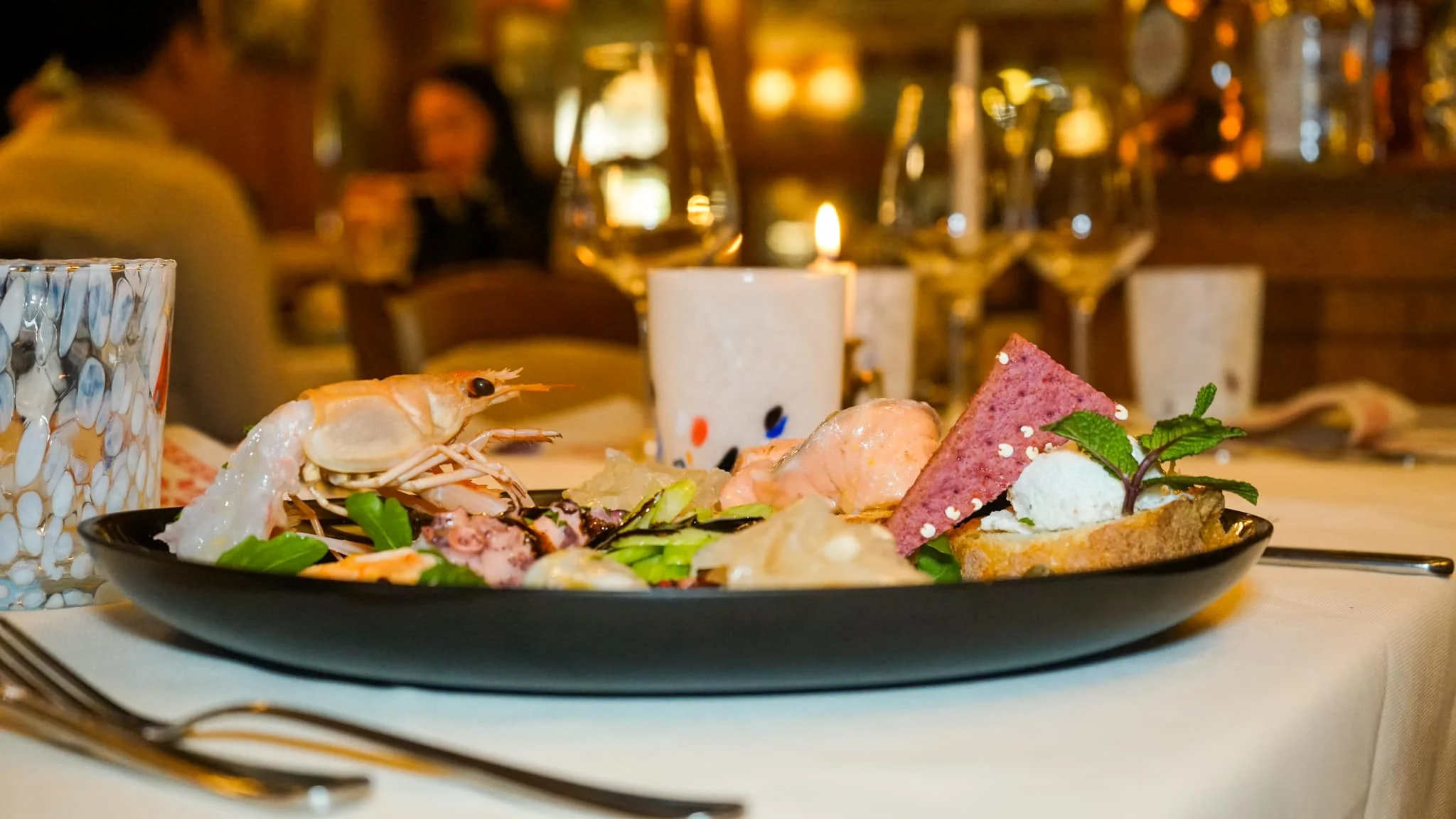 Antipasto crudo di pesce fresco Ca' Dolfin