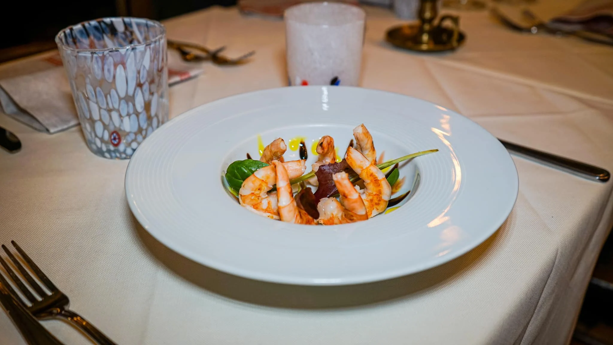 Gamberi alla griglia con olio EVO